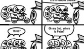 guys motorbike stopped police cop 3 people where's peter comic funny pics pictures pic picture image photo images photos lol