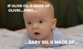 shocked surprised kid boy baby oil made from olive funny pics pictures pic picture image photo images photos lol