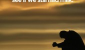 sad depressed man pored cereal checking milk we didn't funny pics pictures pic picture image photo images photos lol