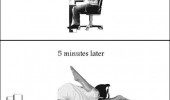 sit computer 5 minutes later upside down funny pics pictures pic picture image photo images photos lol