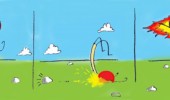 match running falling fire comic funny pics pictures pic picture image photo images photos lol