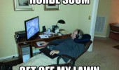 old man gamer senior citizen pc horse scum get of my lawn funny pics pictures pic picture image photo images photos lol