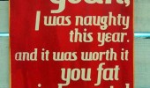 dear santa naughty list judgmental bastard sign funny pics pictures pic picture image photo images photos lol