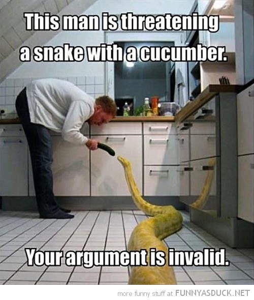 Threatening A Snake