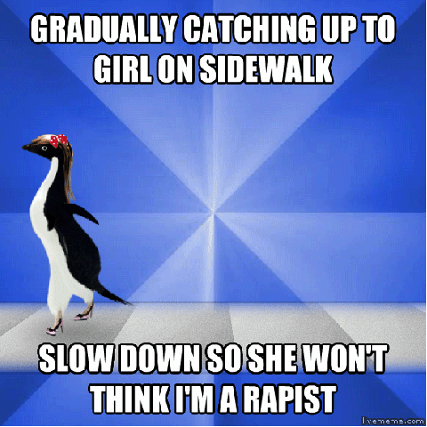 Girl On Sidewalk