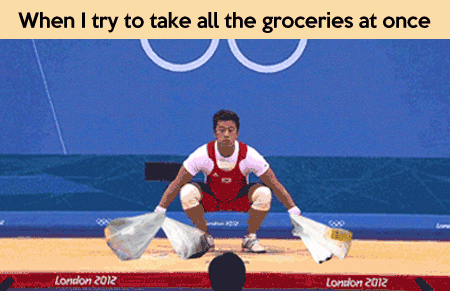 All The Groceries At Once