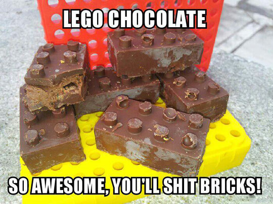 Lego Chocolate