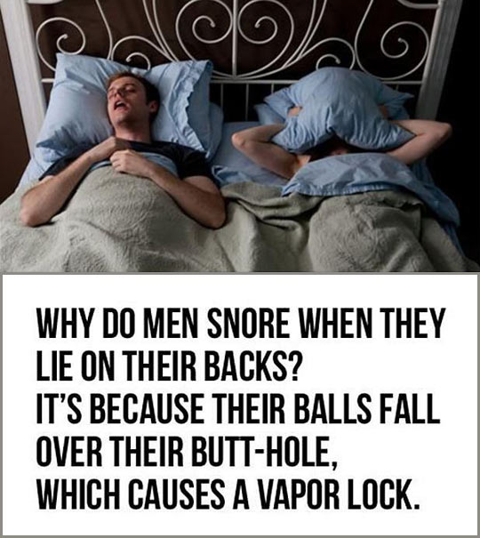 Why Do Men Snore?