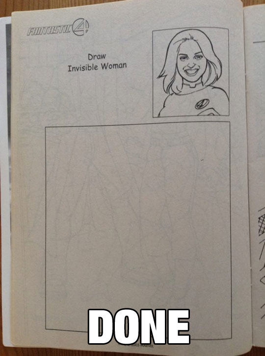 Draw Invisible Woman