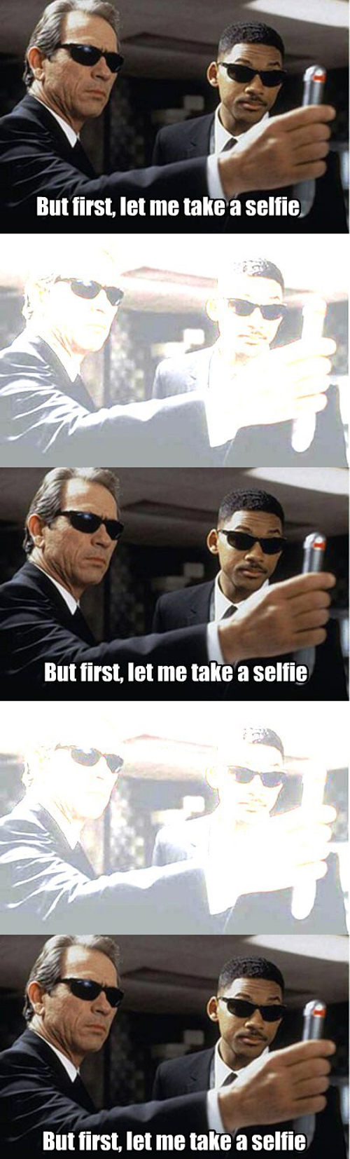 Men In Black Selfie