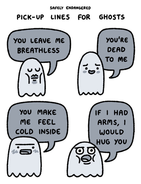 Ghost Pick-Up Lines