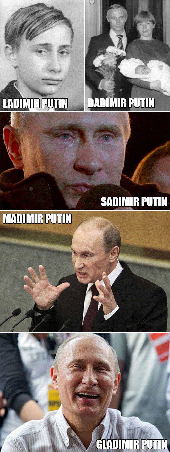 Faces Of Putin