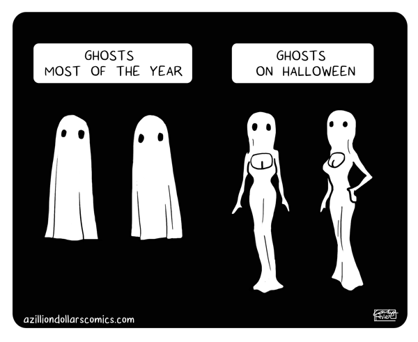 Ghosts On Halloween