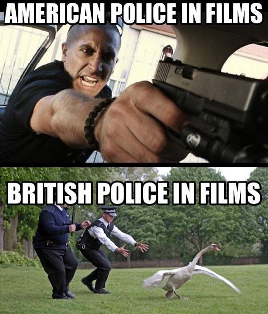 American vs British Police